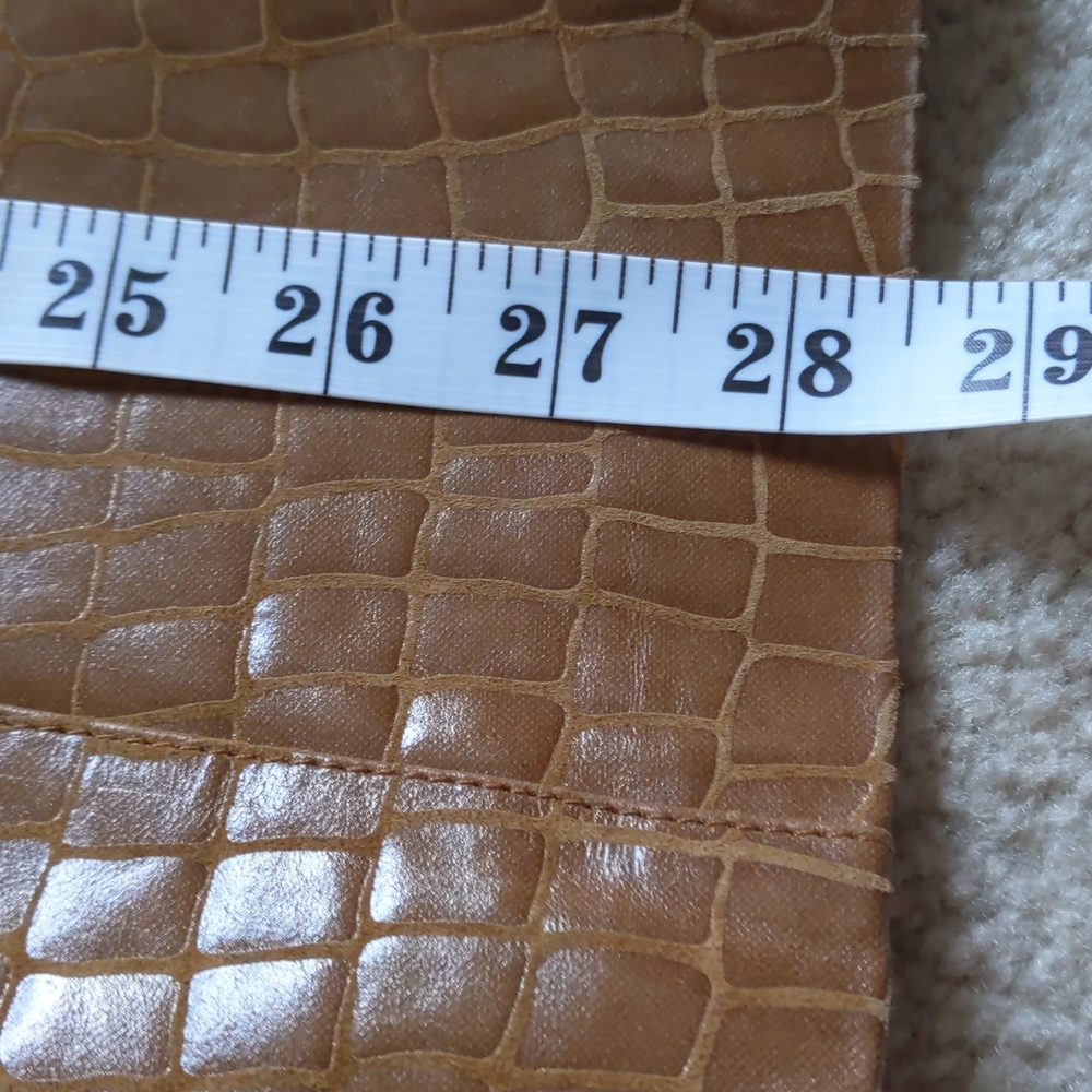 Leather embossed jkt NWT - Picture 6 of 7